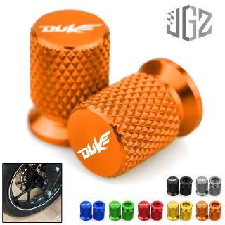 CNC Tire Wheel Rims Stem Air Valve Caps Tyre Cover Car Truck Bike Universal for KTM DUKE 125 200 390 (1)