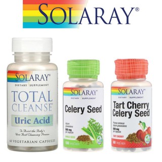 Solaray, Total Cleanse, Uric Acid, 60 Vegetarian Capsules, Tart Cherry Celery Seed