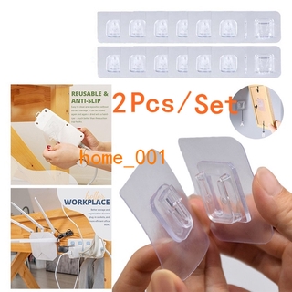 Transparent Non-Marking Wall Hooks for Organizing Bathrooms, Kitchens and Offices aBxv