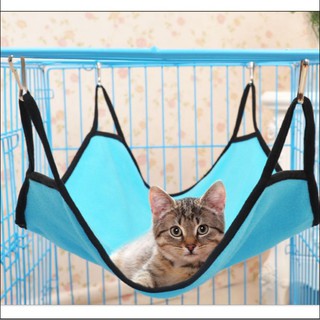 Cat Hammock Durable Kitten Comfortable Soft Hanging Fleece Pet Cage Hammock Bed Cat Cattery Mat Pet Suppliers