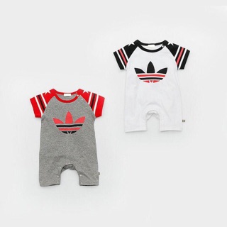 Baby Corp Originals Red Gray Black White Rompers