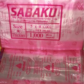 Sabaku 100pcs PP Plastic #2 Clear different sizes available