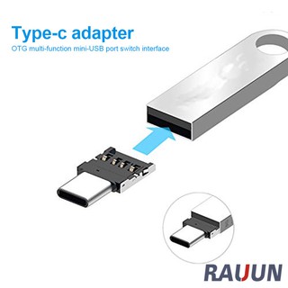 【Ready Stock】Type-c Adapter OTG Multi-function Converter USB Interface to Type-c Adapter Micro-transfer Interface 【Rauun】