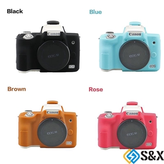 Soft Silicone Camera Cover Case for Canon EOS M50