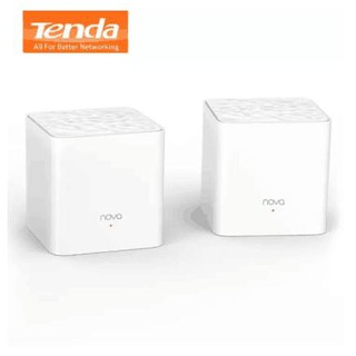 (set of 2) Tenda Nova MW3 Wireless Wifi Router AC1200 Whole Home Dual Band 2.4Ghz/5.0Ghz Wifi Repeat