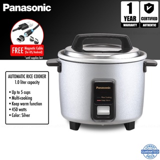 Ready Stock/♈◊[ONHAND] Panasonic 1.0L Automatic Rice Cooker Multi-Cooking SR-Y10G-L (Silver)
