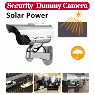 ◑✹▣【FREE SHIPPING】Solar Power LED CCTV Camera Fake Security Outdoor Dummy SurveillanceLow price