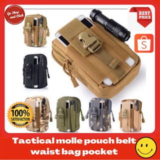 Tactical molle pouch belt waist bag pocket