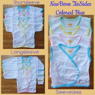 NewBorn TieSides Colored Bias / Infants Wear / NewBorn Clothes / Lucky Cj Brand