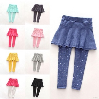 Korean Baby Girls Wool Culotte Pants Soft Cotton Cute Legging seluar