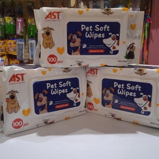 Pet Soft Wipes 100pcs / Wet Tissue Animals Cat Dogs / Pet Wipes