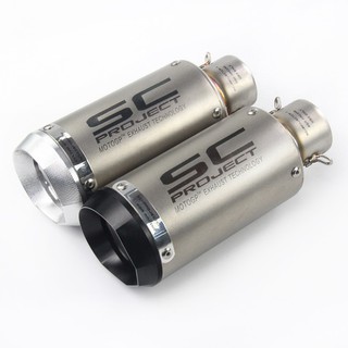 38-51mm Length Stainless Steel Motorcycle Exhaust Muffler
