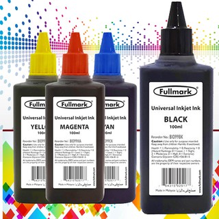 Fullmark Premium 100ml Universal Dye Ink (Set of 4) pciMKTG✓