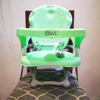 Owl Baby High Chair Converter / Travel Booster Seat / Baby Chair with free cushion and bag (6)