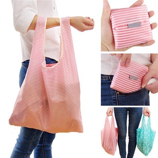 【spot goods】✐Lady Foldable Recycle Bag Reusable Shopping Bags Grocery