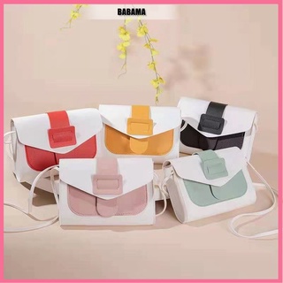 BABAMA Korean Cute Leather Ladies Bags Fashion Small Sling Bag For Women