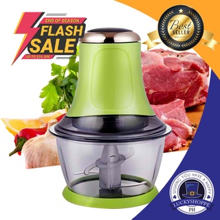 Kitchen Appliances㍿◐Meat grinder capacity electric 220w high power power stainless steel blade green (1)