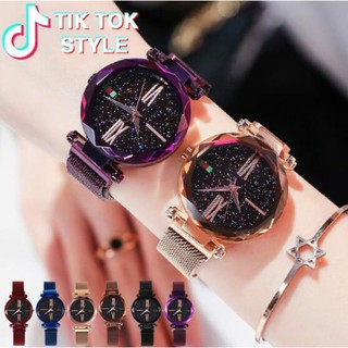Starry Sky Watch Star Watch Magnetic Strap Watch Stainless Steel Watch Korean Watch Fashion Watch