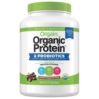 2.74lbs 1242g Orgain USDA Organic Protein & Probiotics / Superfoods Powder 2.7lbs 1224g (2)