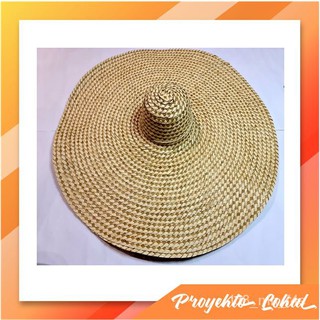 Proyekto Lokal / Large Buri Hat / Rumba Hat / Native Hat / Banig hat / Summer hat / sumbrero / 32 in