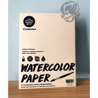 Watercolor Paper [190gsm][9x12inches][10 sheets]
