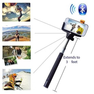 Mini bluetooth wireless remote button selfie stick tripod monopod/selfie stick bluetooth