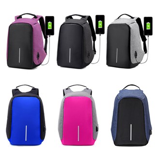 Waterproof Anti-thief USB Charger Laptop Backpack School Bag (2)