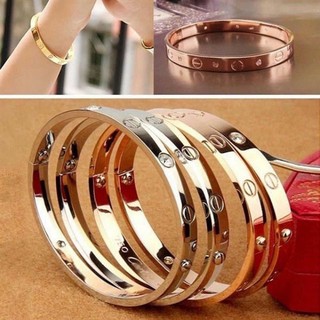 Stainless Bangles Love Bangles(W/Screw) With Box