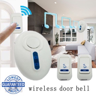 XIPIN Wireless Doorbell 1sp 2remote Ac220v