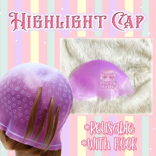Reusable Highlight Cap for Hair Dye with Hook | Chellysells