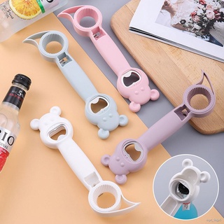 CorkscrewHW Multifunctional 4-In-1 Can Bottle Opener Household Kitchen Canned Food Openers Bottle Ca