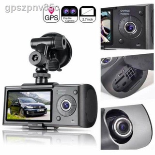 ✿R300 GPS Dual Lens Car DVR 2.7 inch Dashcam HD dash camera (1)
