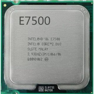 Processor Intel Core2 Duo E7500 Tray + Fan