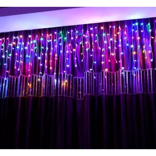 200L Led Shower Curtain Christmas Light With Controller (2)
