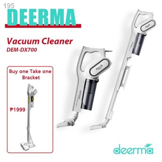 COD๑♠Deerma DX700 Vertical Hand-held Vacuum Cleaner With Large Capacity Dust Box Low Noise 2-in-1