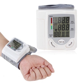 Health Care Automatic Wrist Digital Blood Pressure Monitor Tonometer Pulse Rate Measuring Psvf