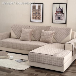 Simple and modern living room non-slip padded sofa cover cushion (2)