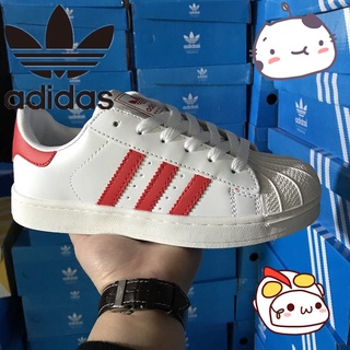 Adidas Shell-toe Sneakers Adidas Shell-toe Skateboard Shoes Adidas Running Shoes Adidas Sneakers Fashion Men Shoes Women Shoes Hiking Shoes Adidas Superstar Nine Colors Are Available Version of the Trend of Couples White Red