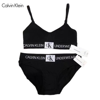 [Spot] Calvin Klein underwear suit ladies cotton bra without steel ring belt sports vest