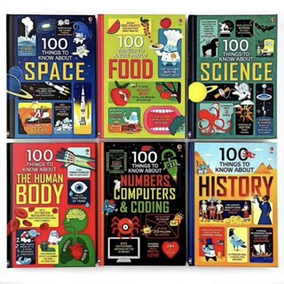 Usborne 100 Things To Know About | Hardcover Books | Space Food Science Body Computers History