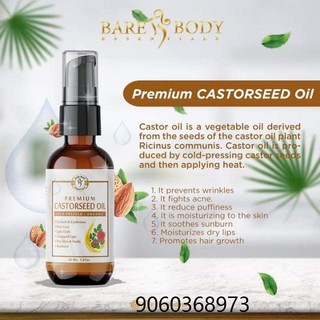 Bare Body Premium Organic Castorseed Oil
