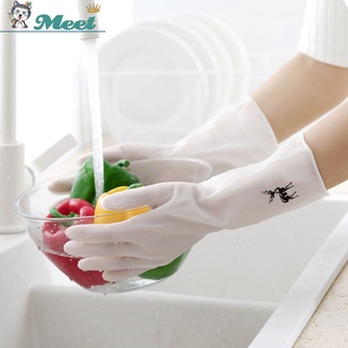 Dishwashing Rubber Gloves for Washing Clothes Kitchen Gloves Dish Washing Household