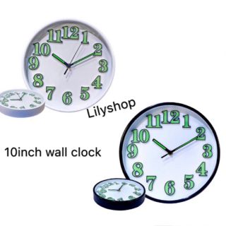 Luminous design 10”inch.wall clock