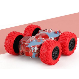 COD Ready Stock Inertia-Double Side Stunt Graffiti Car Off Road Model Car Vehicle Kids Toy Gift