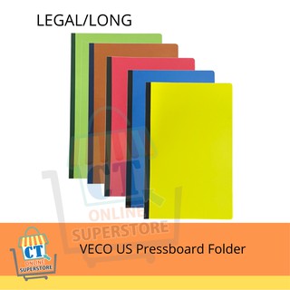 VECO US Expanding Folder COLORED FOLDER US PRESSBOARD FOLDER LEGAL LONG