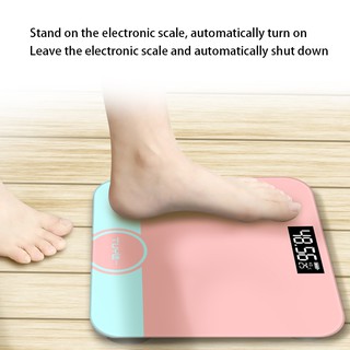 Digital LCD Electronic Weighing Scale with Temperature measurement rechargeable and battery (4)
