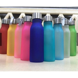 Personalized Or Plain 600mL Frosted Plastic Tumbler Water Bottle
