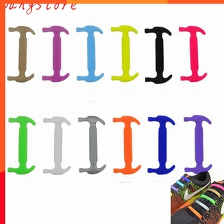 【sale】 12Pcs/lot Unisex Athletic Running No Tie Shoelaces Elastic Silicone Shoe Lace Strap