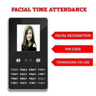【Ready Stock】☏Biometric, Facial Recognition, Time and Attendance Machine, Time Recorder, Bundy Clock