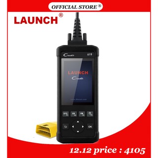 Launch CR619 Automotive Diagnostic Tool Car Engine Fault Code Clear ABS Airbag Errors OBD2 Scanner